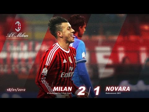 Milan-Novara 2-1