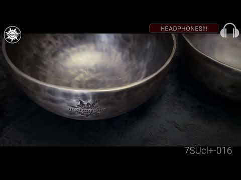 Set of 7 Healingbowl® Professional Surya® Classic Plus Singing Bowls 20.6-26.6 cm - видео