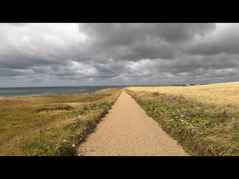 Cycling along the West Coast in Denmark, EuroVelo 1, July 2020