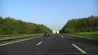 preview picture of video 'Driving On The N12 E50 From Saint-Martin-des-Champs To Belle-Isle-en-Terre, Brittany, France'