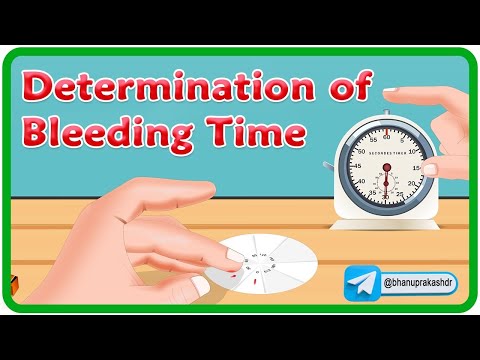 Determination Of Bleeding Time (Duke's Method) Animation : Physiology Practical's