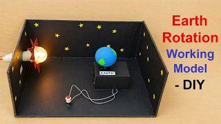earth rotation working model | inspire award science project