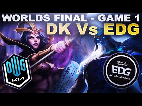 IT'S TIME FOR THE ULTIMATE SHOWDOWN! DK Vs EDG - Game 1 - Worlds 2021 Final | League of Legends