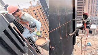 Young Man with great tiling skills Great tiling skills Great technique in construction PART 73 Mp4 3GP & Mp3