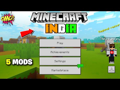 Spunky Insaan 2.0 - Installing Mods To Turn Minecraft PE To Minecraft India | Minecraft India 1.19 | Best mods