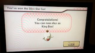 Part 3 // How to unlock Crown Cup in Grand Prix Cups 50cc mario Kart Wii