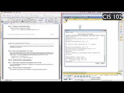 9 2 3 3 Packet Tracer   Configuring an ACL on VTY Lines Instructions