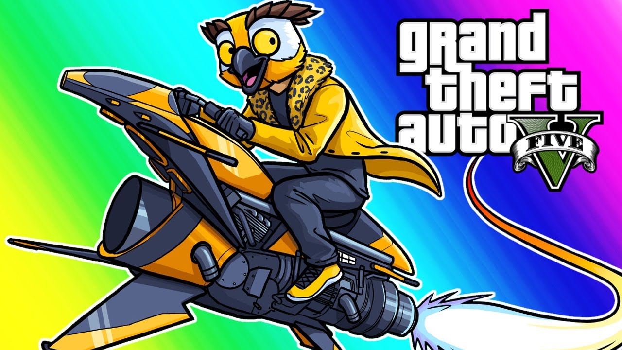 GTA5 Online Funny Moments - The New Oppressor Mk2 and Other Gadgets!
