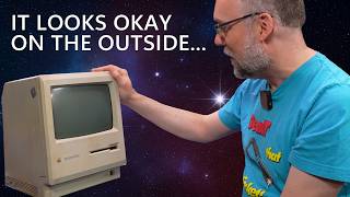 It looks okay on the outside, but it's rotten on the inside. (Macintosh Plus)