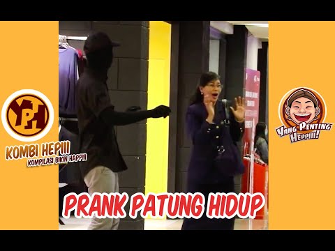 kombi-heppiii-prank-patung-hidup