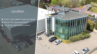 Deluxe commercial building with large production area