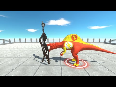 Dinosaurs Battle Spinosaurs Vs Siren Head - Arena ARBS