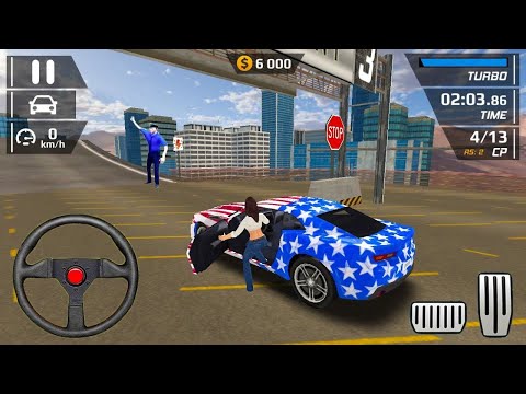 SMASH CAR HIT, AMERICAN CAR RACING IMPOSSIBLE STUNTS | SPORT CAR DRIVING SIMULATOR ANDROID GAMEPLAY