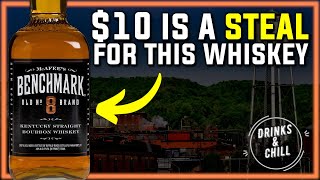 Benchmark Old No. 8 Brand Straight Bourbon Whiskey Review  | Drinks and Chill Blind Review