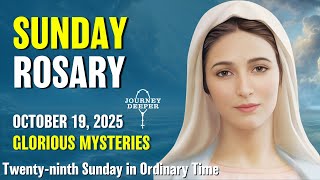 Sunday Rosary 💙 Glorious Mysteries of the Rosary 💙 October 19, 2025 VIRTUAL ROSARY