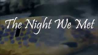 Hometown - The Night We Met (Lyric video)