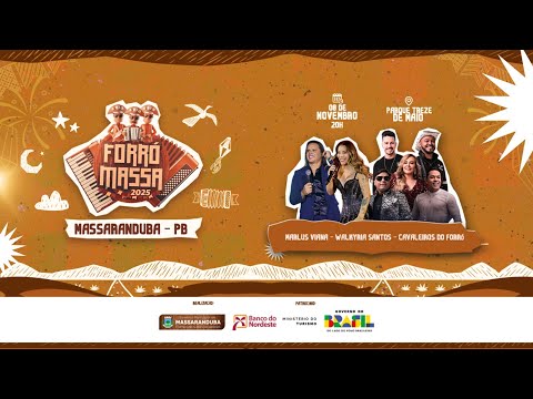 AO VIVO | FORRÓ MASSA 2025 | DIA 2 | 08/11/2025