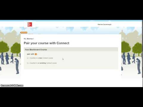 Part of a video titled How to Setup McGraw-Hill's Connect in Blackboard (Instructors) - YouTube