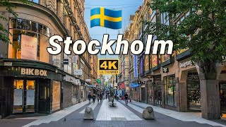 🇸🇪 STOCKHOLM Life / SWEDEN Walking Tour ,  4K part 1
