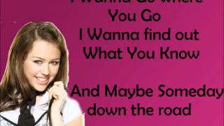 Miley Cyrus ft. David Archuleta - I Wanna Know You Lyrics (con letra)