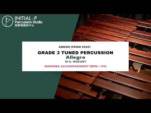 2020 ABRSM Tuned Percussion Grade 3 - Allegro with Marimba Accompaniment (BPM=110)