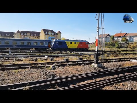 Locomotiva Tricoloră 60-1197-2 la Manevră în Gara Oradea - 18 Octombrie 2023