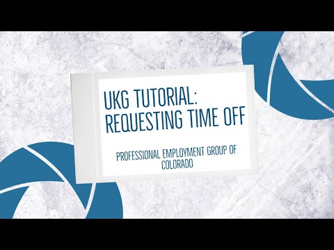 How to Request Time Off in UKG