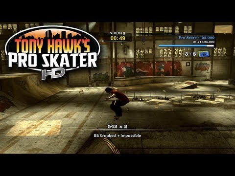 Let's Play Tony Hawk's Pro Skater HD: Part 1 - Warehouse