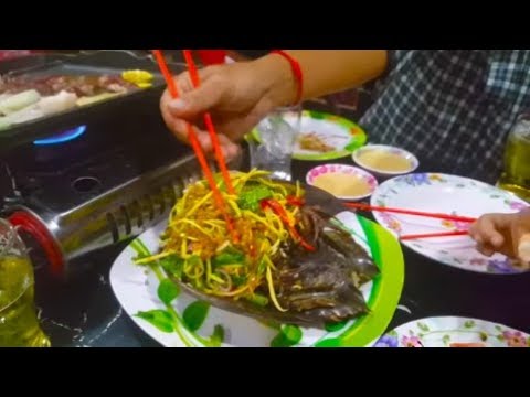 Battambang Street Food - Foods From Boeng Tone Sap, Seafood and BBQ - Popular Place In Battambang Video