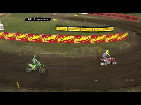 Gajser passes Febvre | MXGP Race 1 | MXGP of Germany 2021 #Motocross
