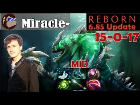 Miracle - Tidehunter MID Pro Gameplay | 15 Kills 0 Deaths | Dota 2 MMR