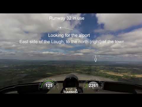IFR Arrival and VFR approach into Enniskillen (EGAB)
