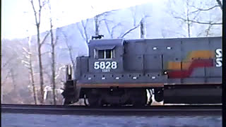 preview picture of video 'CSX R135 Chase: CORRIGANVILLE - KEYSTONE 1988'