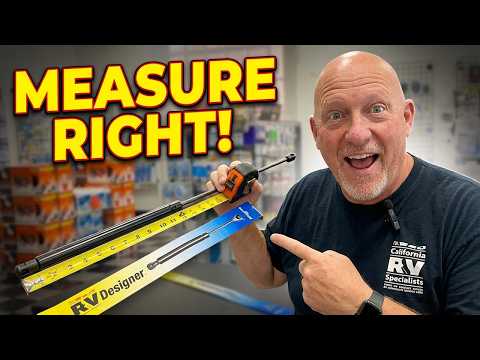 Gas Strut Sizing for RVs - Don't Guess, Measure Like This