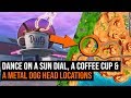 Dance On A Sun Dial, A Coffee Cup & A Metal Dog Head Locations - Season 7 Week 9 Challanges