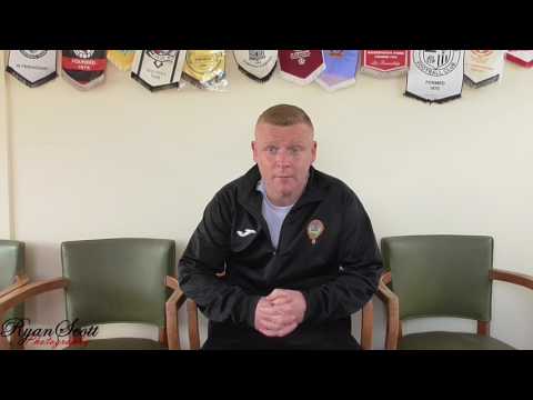 Interview With Stuart Davidson After A 2-0 Loss To kirkintilloch Rob Roy