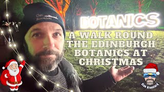 A walk round the Botanic Gardens Edinburgh at Christmas