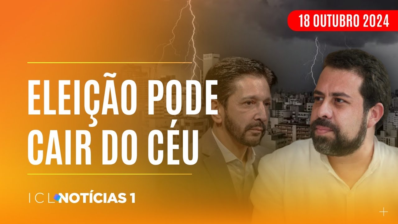 ICL NOTÍCIAS - 18/10/24 - CHEGADA DE FRENTE FRIA AMEAÇA FOLGA DE NUNES A 9 DIAS DO 2º TURNO