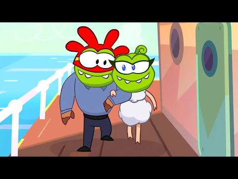 Om Nom Stories 💚 Super Noms - Nightmare Cruise (Cut the Rope) 💚 Funny cartoons for kids
