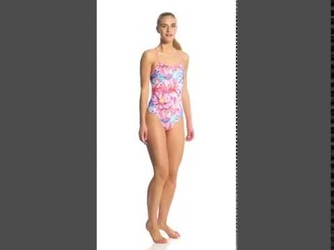 Amanzi Women's Dancing Lily One Piece Swimsuit | SwimOutlet.com