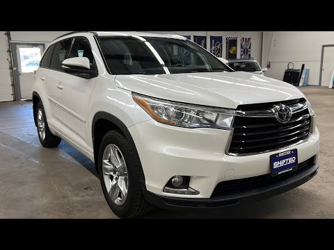 2016 Toyota Highlander Limited Platinum Extended Condition