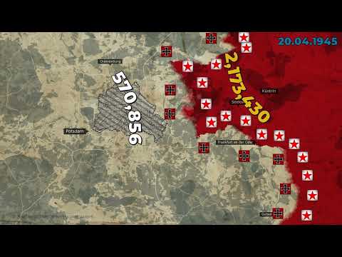 Battle of Berlin | WW2 Animated War Map