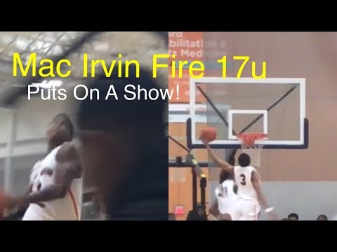 Mac Irvin Fire 17u Puts On A Show V Team Allstars At Baylor Tourney 1st Round!
