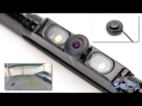 Bar Type Rearview Backup Camera w/LED Lights-video