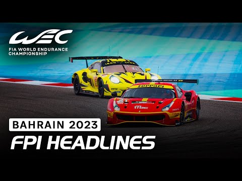 WEC 第7戦 バーレーン8時間レース FP1ハイライト動画