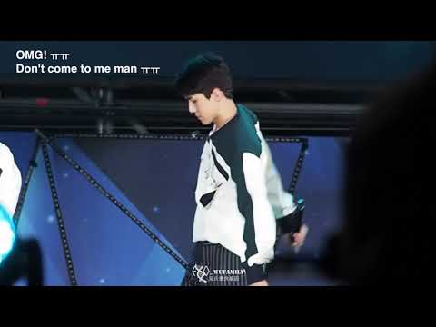 170915 Lotte Family Festival - Sehun & Baekhyun's struggle with bugs