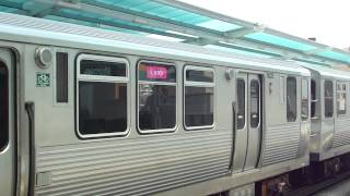 preview picture of video 'CTA Transit: 2009-12 Bombardier 5000 Series L Pink Line Train at Morgan Station'