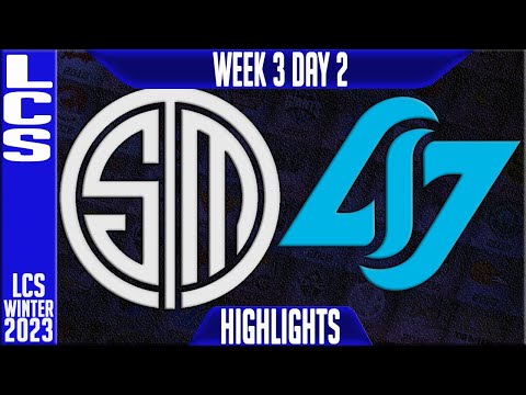 TSM vs CLG Highlights | LCS Winter 2023 W3D2 | Team Solomid vs Counter Logic Gaming