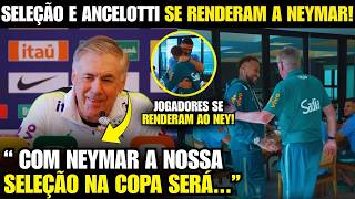 🚨NOSSA! OLHA COMO FOI A RECEPÇÃO DE NEYMAR NA SELEÇÃO HOJE!