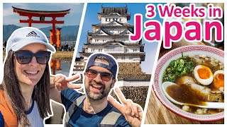 JAPAN: 3 Weeks Travel And Local FOOD Vlog | Osaka, Hiroshima, Himeji, Fukuoka, Kumamoto and more!